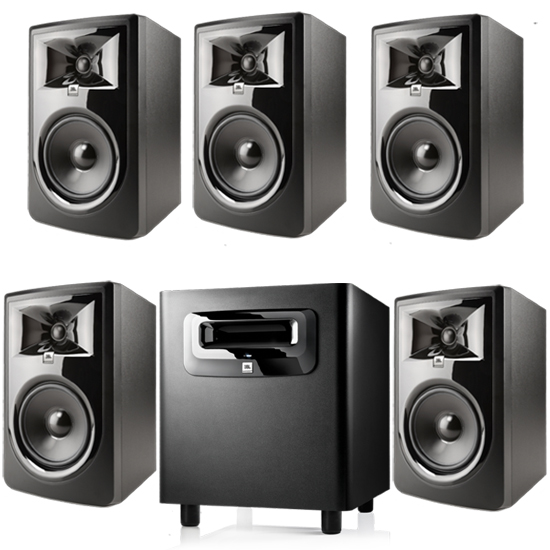 JBL 305P MkII 5 inch Powered 5.1 Monitor System with Subwoofer