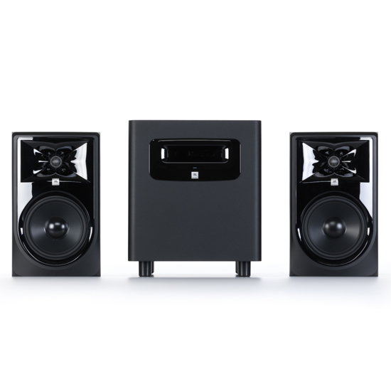 JBL 306P MkII Studio Monitors Pair with LSR310S Bundle