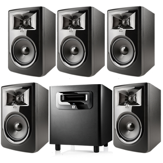 JBL 306P MkII 5 inch Powered 5.1 Monitor System with Subwoofer