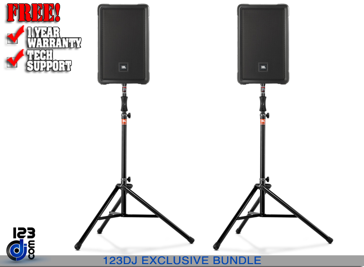 JBL IRX108-BT+Stands Bundle