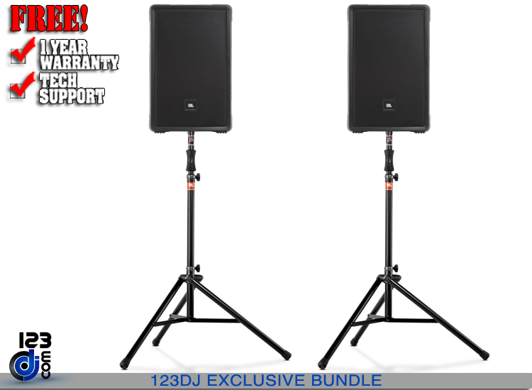 JBL IRX112-BT+Stands Bundle