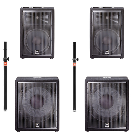 JBL JRX212+JRX218S Bundle