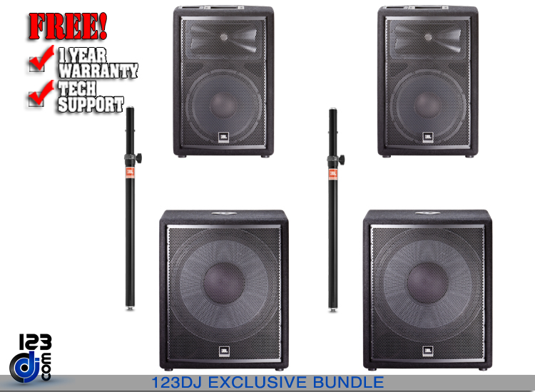 JBL JRX212+JRX218S Bundle