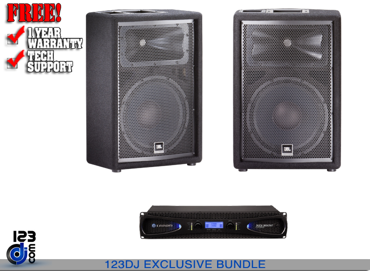 JBL JRX212(Pair)+Crown XLS 1502 Bundle