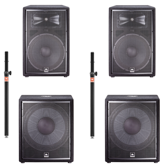 JBL JRX215+JRX218s Bundle