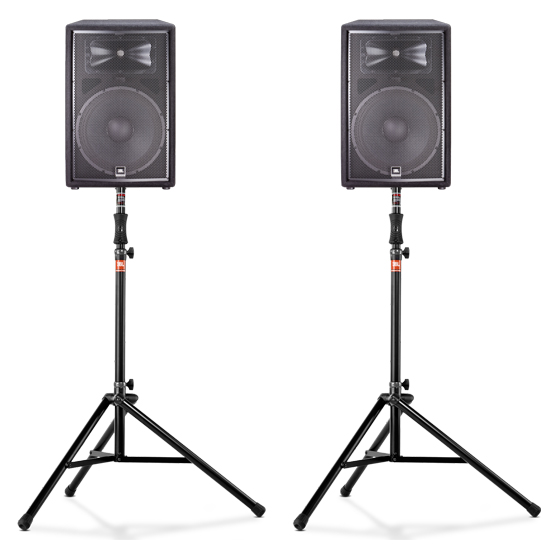 JBL JRX215+Stands Bundle