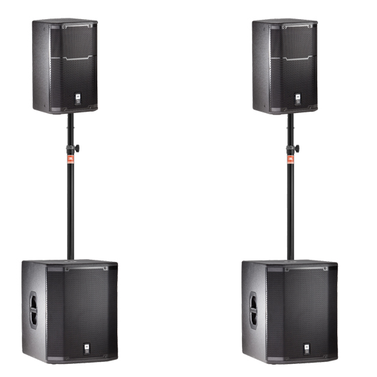 JBL PRX412M+PRX418S Bundle