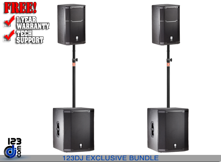 JBL PRX412M+PRX418S Bundle