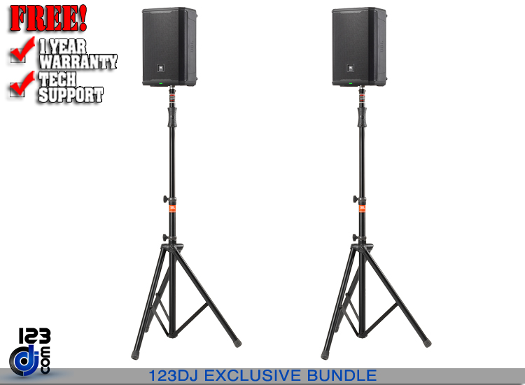 JBL PRX908+Stands Bundle