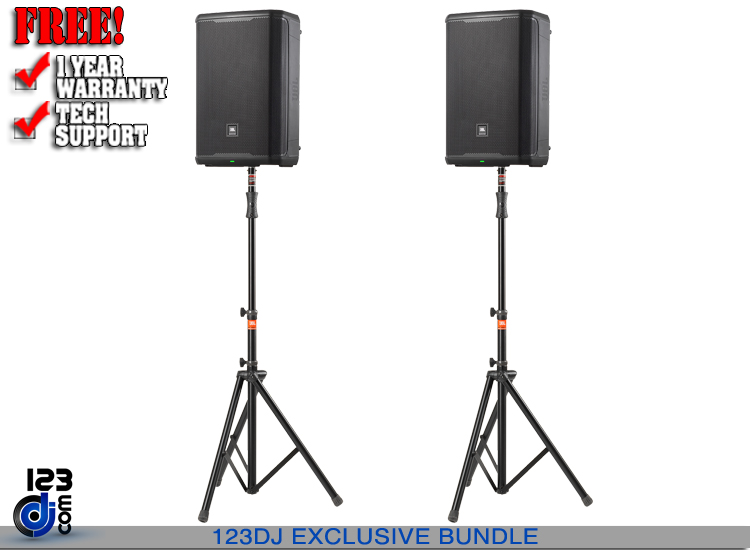 JBL PRX915+Stands Bundle