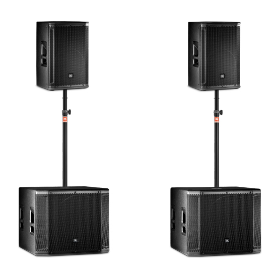 JBL SRX812P+SRX818SP Bundle