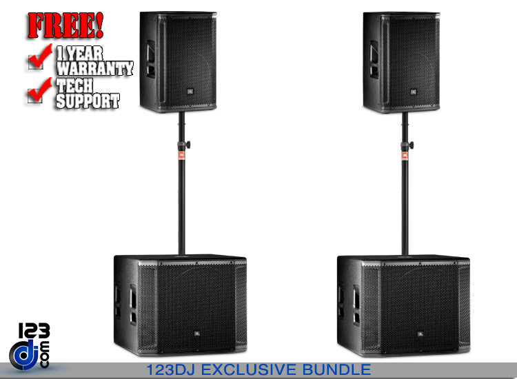 JBL SRX812P+SRX818SP Bundle