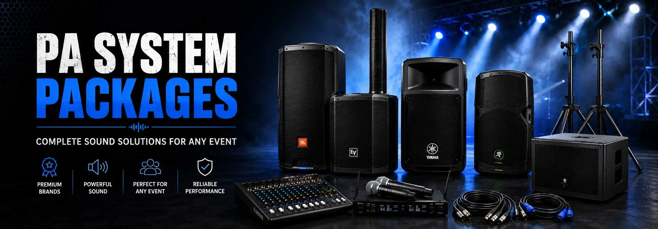 PA System Packages Banner