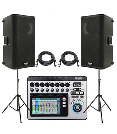 QSC TouchMix-8 Power Pack | DJ PA Packages | DJ Packages | DJ Speakers