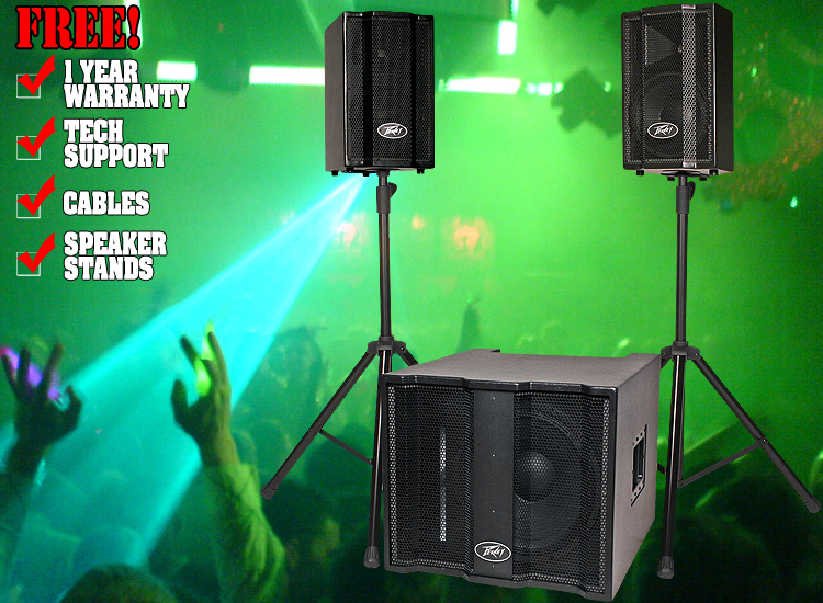 Peavey Triflex 2 System DJ Speakers DJ Audio