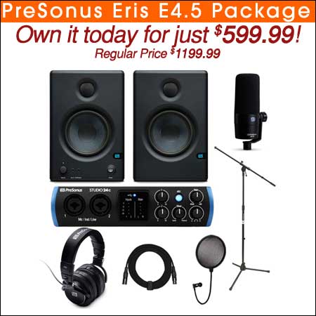 PreSonus Eris E4.5 Package