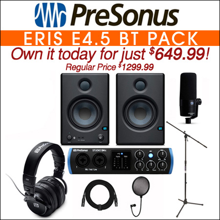 PreSonus Eris E4.5 BT Package