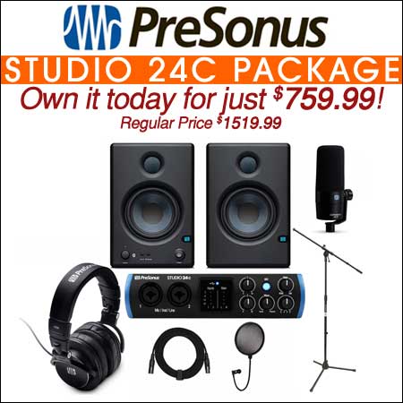  PreSonus Studio 24c Packge