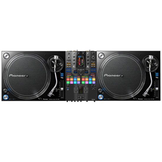 (2) Pioneer DJ PLX1000 Turntable and  Pioneer DJ DJM-S11 SE Mixer Bundle