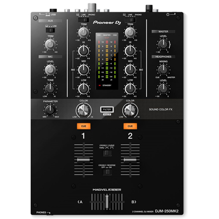 (2) Pioneer PLX-500K and DJM-250MK2 Package