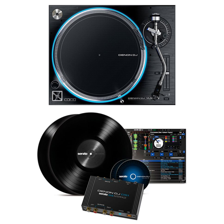 Denon VL12 Prime Turntable w/ DS1 Serato DJ DVS