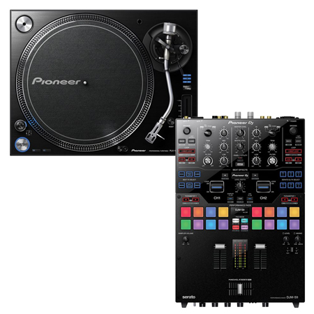 Pioneer PLX1000 Direct Drive Turntable with DJM-S9 Mixer