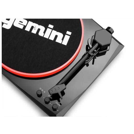 Gemini TT-900 Stereo Turntable System Black/Red