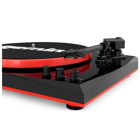 Gemini TT-900 Stereo Turntable System Black/Red