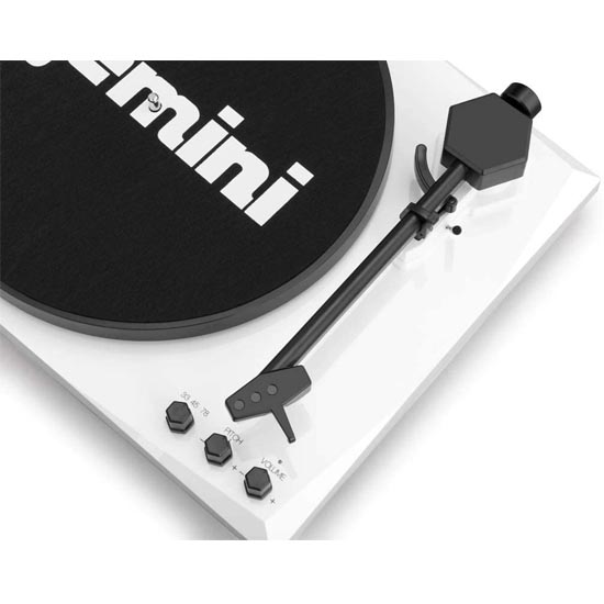 Gemini TT-900 Stereo Turntable System Black/White