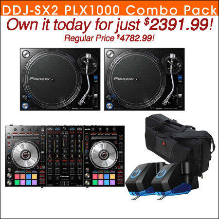 Pioneer PIONEER DDJ-SX2 Serato DJ Controller Bundle