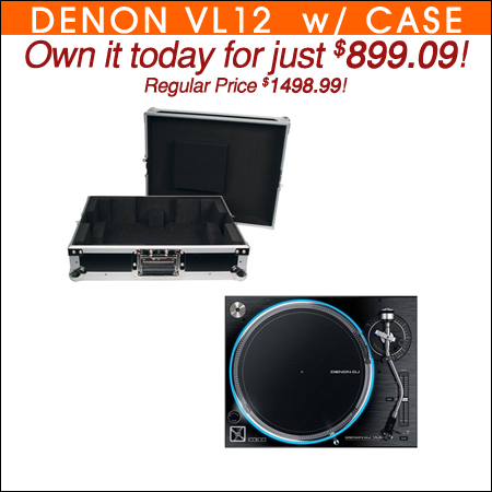 Denon VL12 Prime Direct Drive Turntable w/ Case 