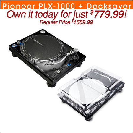 Pioneer PLX-1000 + Decksaver