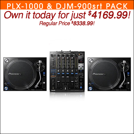 Pioneer PLX-1000 & DJM-900srt Turntable