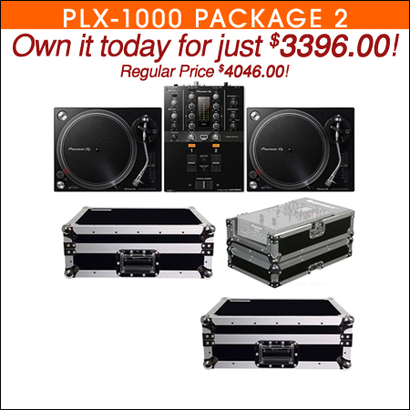 Pioneer PLX1000 Turntables w/ DJM-S9 Mixer & DDJ-SP1 Serato DJ Sub Controller 