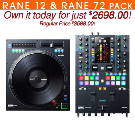 Rane Twelve Motorized DJ Turntable Controller & Seventy Two Performance Mixer 