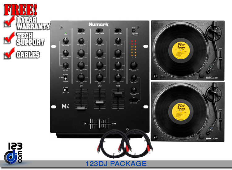 Numark M4 and Gemini TT-4000 Package