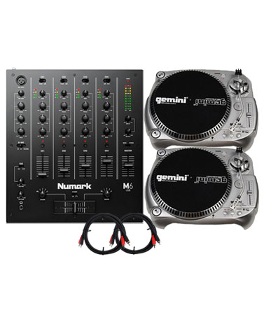 Numark M6USB and Gemini TT-1100USB Package