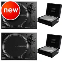 Reloop RP-5000 MK4 DJ Turntable Bundle with Black Cases