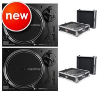 Reloop RP-5000 MK4 DJ Turntable Bundle with Cases