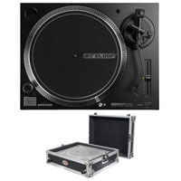 Reloop RP-5000 MK4 Professional Direct Drive DJ Turntable with Case Package