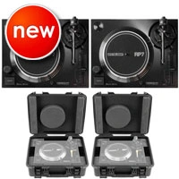 Reloop RP-7 DJ Turntable 2-Pack with Cases Package