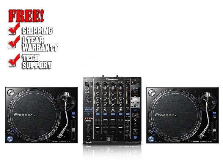 Pioneer PLX-1000 & DJM-900srt Turntable DJ Package