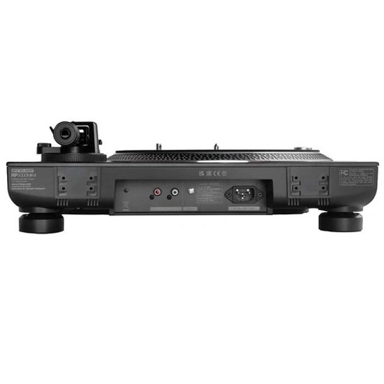 Reloop RP-5000 MK4 Precision S-Shaped Tonearm and Aluminum Platter Detail