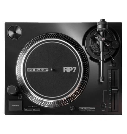 Reloop RP-7 7-Inch DJ Turntable with Premium Case Package