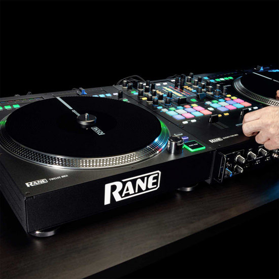 (2) Rane TWELVE MKII with SEVENTY TWO MKII Mixer & Black Flight Case Package