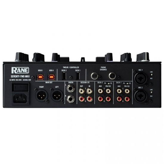 (2) Rane TWELVE MKII Turntable Controllers with SEVENTY TWO MKII Mixer & Individual Cases Package