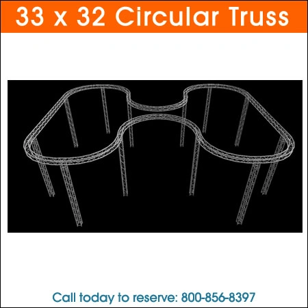 33x32 circular truss Rental Chicago