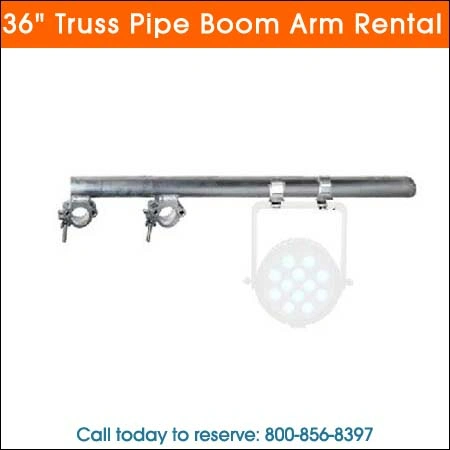 36 truss pipe boom arm rental Chicago