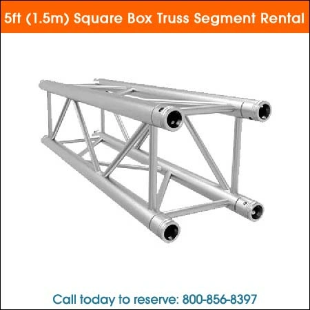 5ft (1-5m) square box truss segment rental