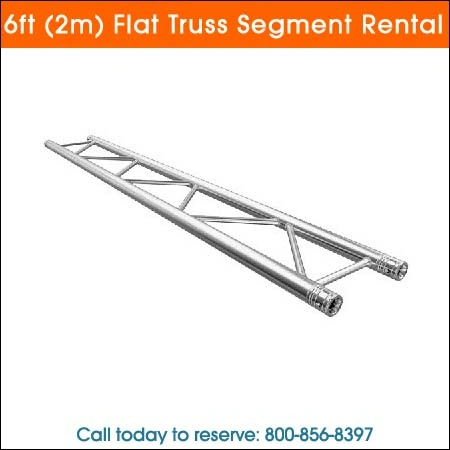6ft (2m) flat truss segment rental Chicago